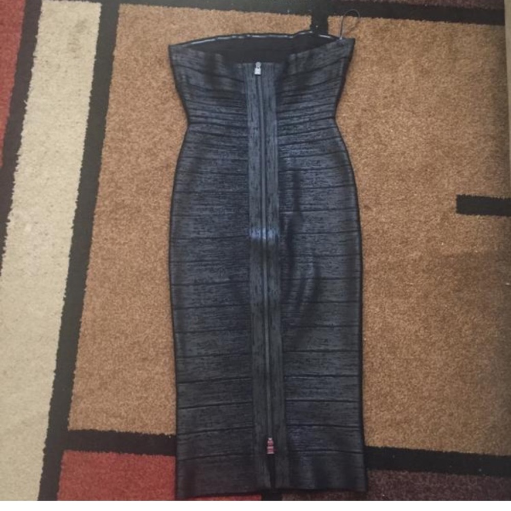 Herve Leger Black bandage dress